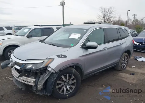 2019 Honda Pilot Ex-L из США, поврежденный, VIN 5FNYF6H51KB007497